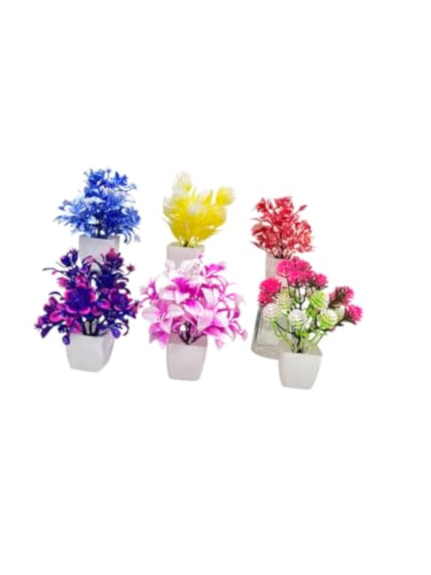 Artificial Flower Pot with Beautiful Flowers